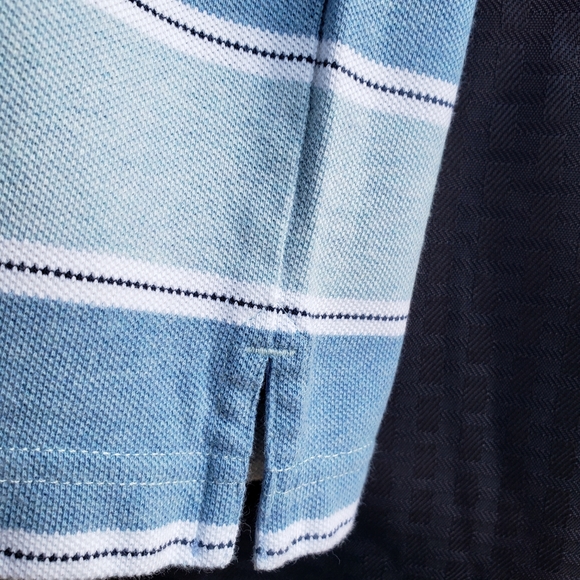 Brooks Brothers Slim Fit Striped Performance Polo Shirt Mens XXL Short Sleeve - Picture 7 of 9